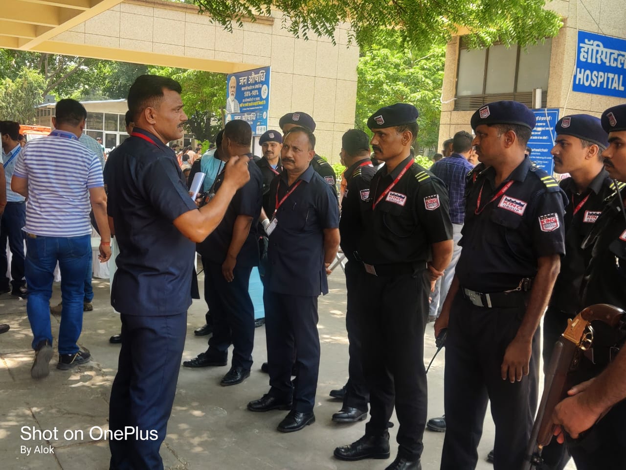  “Code Black” (terrorist attack) emergency drill at Dr. Ram Manohar Lohia Hospital, Lucknow.